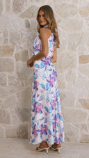 Marlie Maxi Dress - Blue Floral