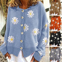 Angel Cute Cardigan With Daisies