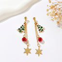 Joy Christmas Drop Earrings