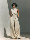Seren two-piece set with sleeveless tank top and wide-leg pants, view 8