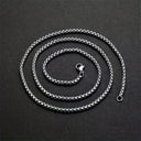 Pierce Square Link Chain Necklace, view 7