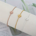 Sun Bracelet, Stainless Steel, 18K Gold Plated or Silver, Unisex