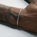 Lionel Men's Thin Snake Chain Bracelet, view 7