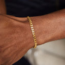 Nolan Men's Cuban Link and Rope Chain Bracelet Set, view 5
