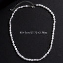 Baroque Pearl Choker Necklace, Faux Pearl Choker for Women