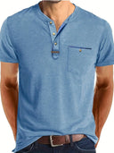 Bicheno Men's Premium Round Neck Pocket T-Shirt, view 5
