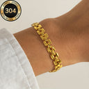 Watch Link Bracelet for Women, 304 Stainless Steel, Gold or Silver