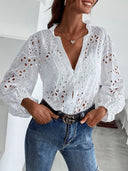 Van Elst Mode® | Geborduurde blouse