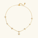 Zoe Gold Clover Necklace in 18k gold plated stainless steel