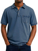 Dashiell Men's Retro Casual Polo Shirt, view 5