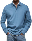 Orson Men's Long Sleeve Casual Polo Shirt