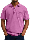 Dashiell Men's Retro Casual Polo Shirt, view 8