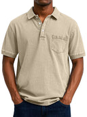 Dashiell Men's Retro Casual Polo Shirt, view 7