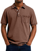 Dashiell Men's Retro Casual Polo Shirt, view 9