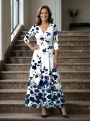 Morwenna Floral Wrap Maxi Dress