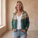 BIRANE STRIPED COLOR CARDIGAN