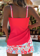 Heloise ruched tankini swim set, view 10