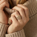 Quinn Two-Tone Stacked Ring, view 3