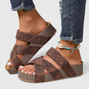 Amelia Orthopedic Leather Strap Sandals