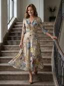 Morwenna Floral Wrap Maxi Dress