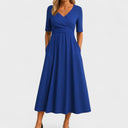 Harper the elegant A-line midi dress