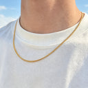 Owen Men's Fine Curb Chain Necklace, view 7