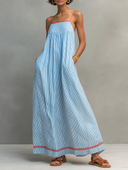 Portia Striped Maxi Dress