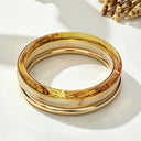 Bangle Set of 3 for Women, Vintage Stacking Bangles, Green or Multicolour