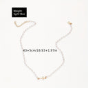 Cross Necklace for Women, Gold Tone Chain Cross Pendant
