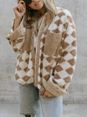 TAHIRA | Jas met rits van fleece