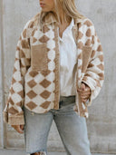 TAHIRA | Jas met rits van fleece