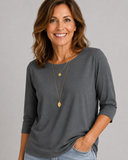 Kalina half sleeve t-shirt for women with relaxed fit, view 5