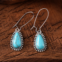 Talia turquoise teardrop earrings for women