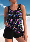 Gillian floral print tankini set, view 8