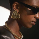 Fable Gold Statement Earrings, view 2