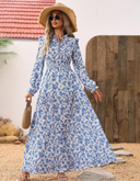 Nesta Long Sleeve Maxi Dress