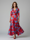 Morwenna Floral Wrap Maxi Dress