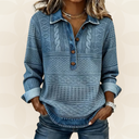 Livia – Top met kraag en knoopsluiting
