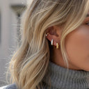 Wren Gold Earrings Set of 3, view 4