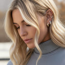 Wren Gold Earrings Set of 3, view 3