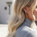 Wren Gold Earrings Set of 3, view 5