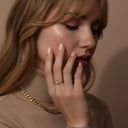 Evie Gold Trillion Ring, view 3
