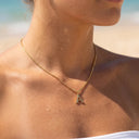 Tierney Gold Initial Necklace, view 3