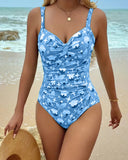 Dalia printed one piece swimsuit in tankini style, view 3
