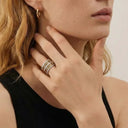 Quinn Two-Tone Stacked Ring, view 2