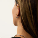 Petra Gold Ear Cuff Earrings, view 3