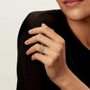 Eloise Two-Tone Pave Gold Ring, view 2