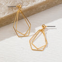 Geometric Earrings for Women, Minimalist Gold Earrings