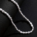 Baroque Pearl Choker Necklace, Faux Pearl Choker for Women
