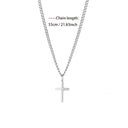 Fraser Men's Cross Pendant Necklace, view 2